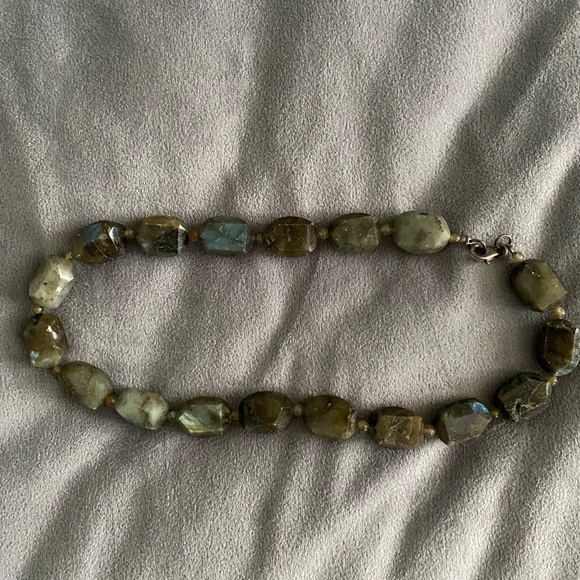 Labradorite Statement Necklace - Picture 8 of 9